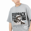 Feedback Friday Drop‑Shoulder Tee – Grey